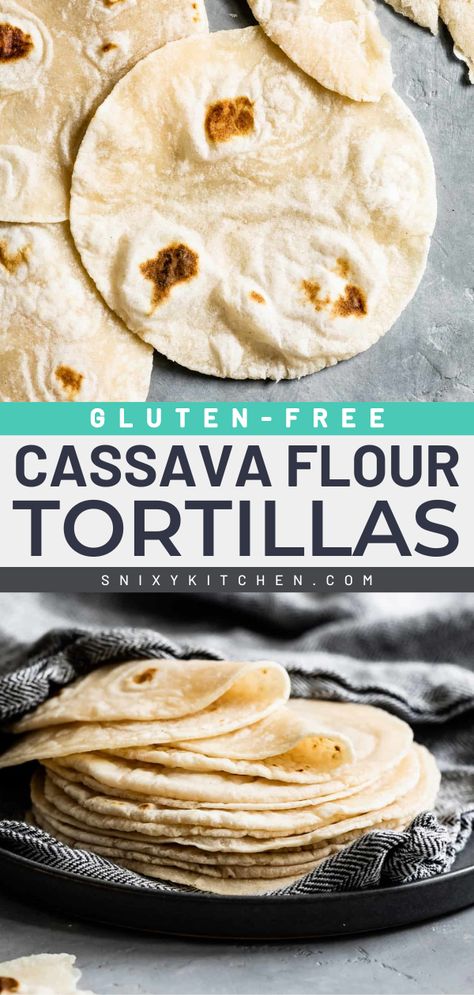 Flour Tortilla Recipe, Cassava Flour Tortillas, Paleo Tacos, Cassava Flour Recipes, Paleo Tortillas, Whole30 Vegan, Homemade Flour, Recipes With Flour Tortillas, Homemade Flour Tortillas