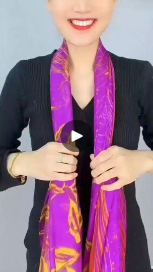 Tie tips🎀 Tie a Silk scarf #silkscarf #beauty #women #tiptop | Irene Butsch Fashion | Irene Butsch Fashion · Original audio Irene Butsch, Tie A Silk Scarf, Popular Videos, Silk Scarf, Beauty Women, Dress Up, Audio, Silk, Beauty