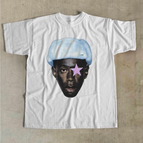 Custom Tyler The Creator X Bape T-Shirt Fast Shipping $25 Lowest I Can Do Custom Deadstock Hit Me With Questions Rapper Tee Shirts, Tyler The Creator Tshirt Design, Streetwear Fashion Crop Top, Tyler The Creator Shirt Design, Flower Tee Shirt, Streetwear Shirts Women, Cute Custom Shirts, Tyler The Creator Graphic Tee, Graffic T Shirt