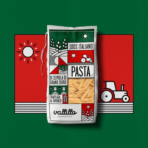 Italian Packaging Design, Italian Food Packaging, Pasta Branding, Pasta Packaging Design, Italian Packaging, Pasta Packaging, Pizza Packaging, Pasta Brands, Takeaway Packaging