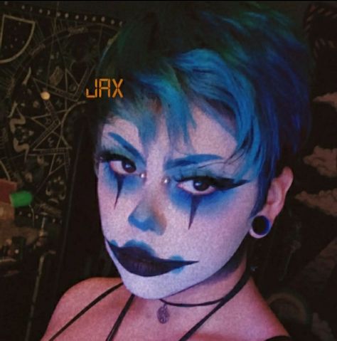 Clowncore Makeup Male, Dark Clowncore Makeup, Goth Clowncore Makeup, Green Clown Makeup, Emo Clown Makeup, Alt Clown Makeup, Blue Clown Makeup, Cute Clown Makeup Aesthetic, Clown Inspired Makeup