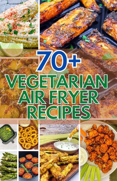 Air Fryer Vegetarian Recipes, Vegetarian Air Fryer Recipes, Vegetarian Air Fryer, Air Fryer Recipes Uk, Nuwave Oven Recipes, Resep Vegan, Best Vegetable Recipes, Air Fryer Recipes Vegetarian, Vegetarian Appetizers