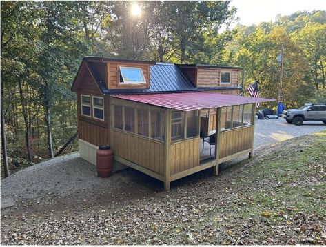 If you are looking for a weekend getaway, a hunting camp or a place to call home year round, this tiny house cabin covers them all. Whatever you choose, this tiny house cabin, on 11.8 wooded acres, fully furnished, fits the bill.   REALTOR COMMENT Have you been looking for that perfect hunting camp? Or weekend getaway? Look no further! This absolutely stunning property with cabin/tiny home included is an outdoor #backtotheland #Cabinforsale #countrycabin #countryhome #countryhomeforsal A Place To Call Home, Cabins For Sale, Hunting Camp, House Cabin, Country Cabin, Hobby Farm, Tiny House Cabin, The Bill, Hobby Farms