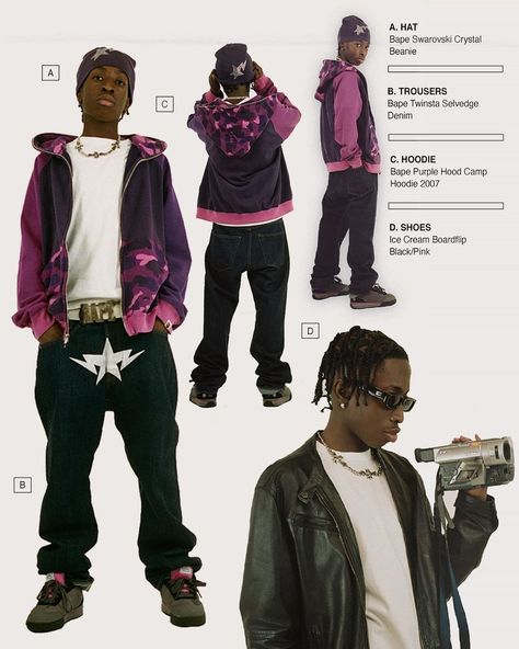 GRAILED on Twitter: "Vintage Ads.… " Streetwear Lookbook, Y2k Outfits Men, Jaket Denim, Y2k Men, Moda Streetwear, Black Men Street Fashion, Mens Fashion Streetwear, Y2k Outfits, Y2k Streetwear