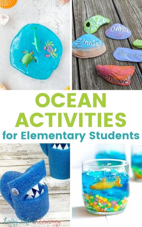 Ocean Crafts Preschool Sea Theme, Crafts Elementary School, Daycare Mural, Ocean Theme Snacks, Activities For Elementary Kids, Ocean Worksheets, Crafts Elementary, Ocean Crafts Preschool, Pollution Activities