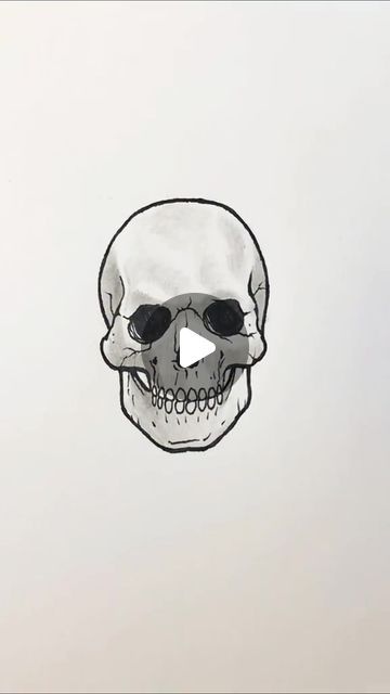 Halloween Skeletons Drawing, Skeleton Easy Drawing, Draw Halloween Art Easy, How To Draw A Skull Step By Step Easy, Skeleton Cartoon Drawing, How To Draw A Skeleton, Skull Art Easy, How To Draw A Skull, Skeleton Head Drawing