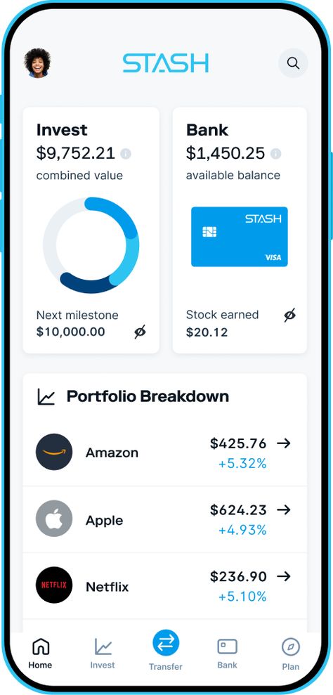 Get Stash | Stash Investment Website, Personal Finance App, Investing Ideas, Investment App, Investing Apps, Hustle Money, Money Lessons, Finance Apps, Finance App