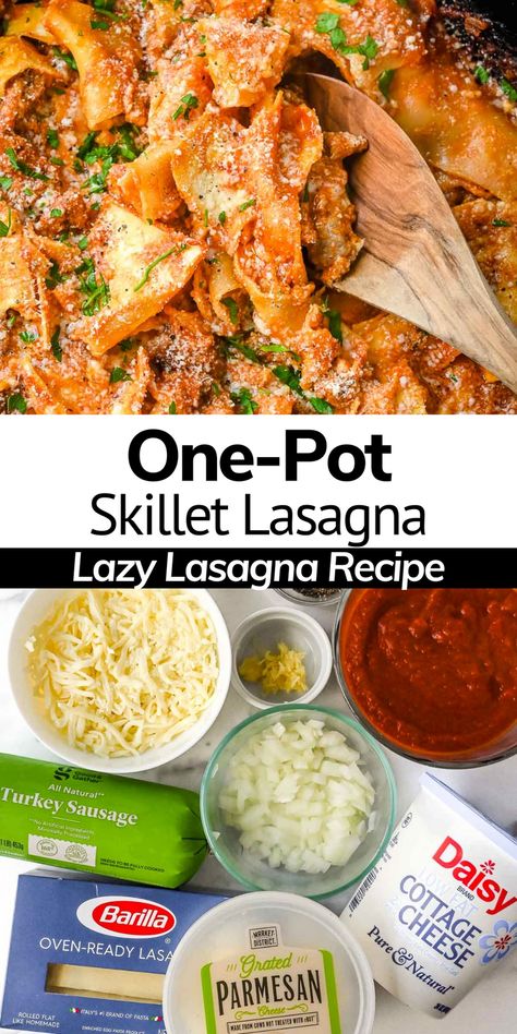 Low Calorie High Protein Lasagna, Lasagna Soup Cottage Cheese, Skillet Lasagna With Cottage Cheese, Lasagna Deconstructed, Lazy Lasagna With Cottage Cheese, Recipes With Cottage Cheese Dinner, Lasagna Soup With Cottage Cheese, Lazy Healthy Dinner, Lazy Girl Lasagna