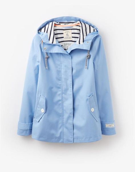 MUST HAVE Rainy Spring, Rain Coats, Blue Raincoat, Cardigan Blazer, Blue Coat, Blue Rain, Baby Blues, Raincoats For Women, Rain Coat