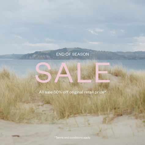 Our End of Season Sale is here. With all sale now 50 off* the original retail price, try not to buy everything. Instore and online now x End Of Summer Sale, Max On, End Of Season Sale, Terms And Conditions, End Of Summer, Summer Sale, The Original, 50 %, How To Apply