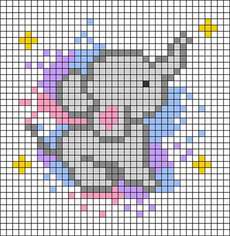 Alpha pattern #34441 | BraceletBook Pixel Art Pattern Words, Elephant Perler Bead Pattern, Cross Stitch Animals Patterns, Elephant Cross Stitch Pattern Free, Pixel Art Pattern Cute, Pixel Art Cute Animals, Elephant Pixel Art, C2c Elephant, Pixel Art Cute Kawaii