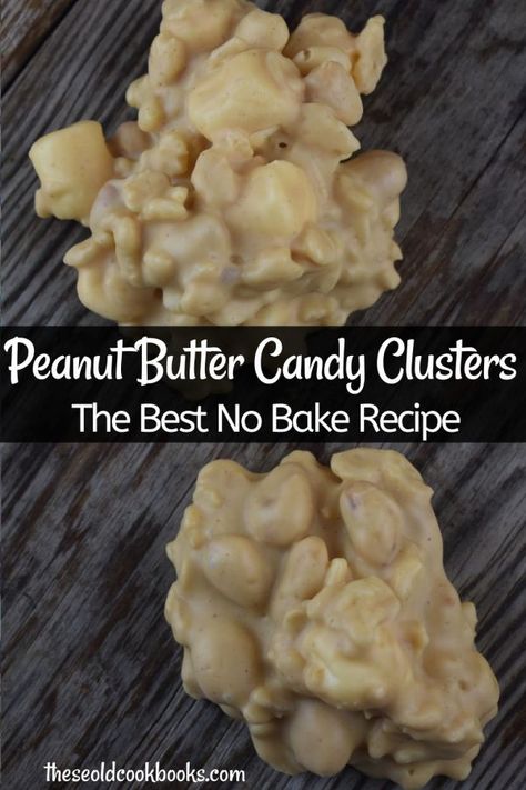 Peanut And Marshmallow Clusters, Peanut Clusters With Marshmallows, White Chocolate Rice Krispy Marshmallow, Marshmallow Peanut Clusters, No Bake Peanut Butter Marshmallow Bars, Peanut Butter White Chocolate Krispies, No Bake White Chocolate Peanut Butter Candy, Snacks With Mini Marshmallows, White Candy Melts Ideas