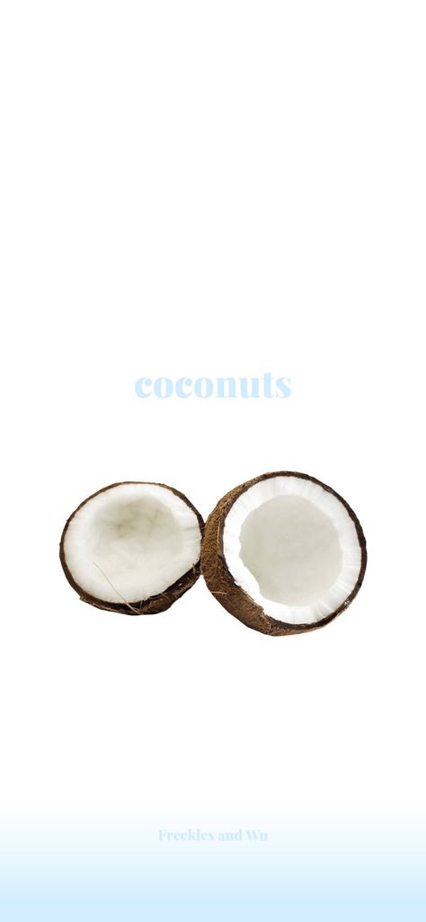 White Summer Wallpapers, Coconut Homescreen, Coconut Aesthetic Wallpaper, Coconut Girl Wallpaper, Coconut Wallpaper, Paper Ipad, Wall Pics, Screen Lock, Coconut Girl