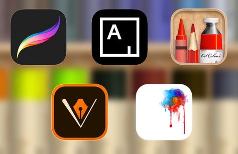 5 The Best iPhone #Apps For Budding #Digital Artists Digital Art Apps Iphone, Art Apps Iphone, Drawing Apps Iphone, Art Set 4 App, Good Drawing Apps, App Design Ipad, Best Iphone Apps, Aquarium Craft, App Drawings