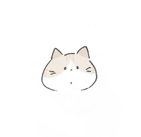 Cute Cat Pfp Aesthetic Drawing, Cute Icons Cat, Cute Doodle Icons, Dibujos Soft Cute, 심플한 그림, Doodle Png, Arte Do Kawaii, Doodle Design, Cat Doodle