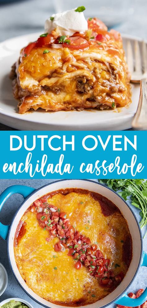 Dutch Oven Mexican Tortilla Lasagna, Sprite Chicken Dutch Oven, Fancy Dutch Oven Recipes, Dutch Oven Recipes Baking, Jumbolia Recipes Dutch Oven, Dinner In A Dutch Oven, Dutch Oven Taco Casserole, Dutch Oven Coffee Cake Recipe, Dutch Oven Dinner Recipes For Camping