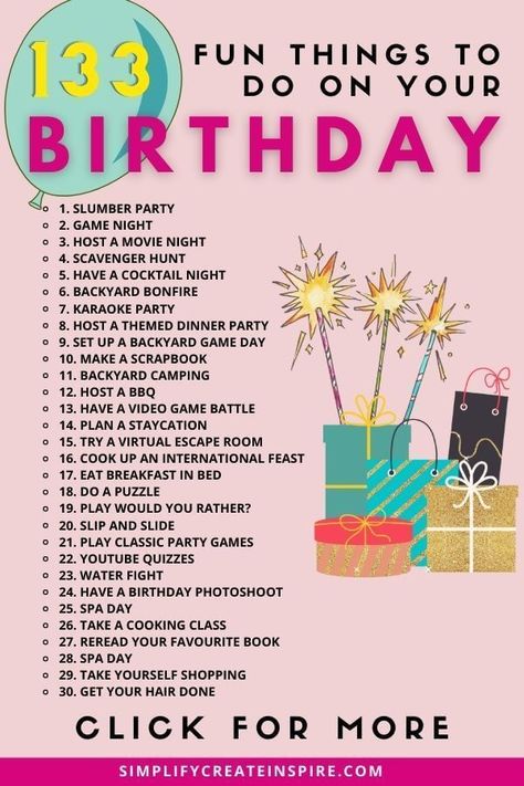 Birthday Celebrate Ideas, Things To On Your Birthday, What To Do On Birthday With Friends, What To Do In A Birthday Party, Birthday To Do Ideas, Birthday Plans For Best Friend, Birthday Ideas Celebration, Thing To Do On Birthday, Things To Do On Ur Birthday Party Ideas