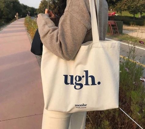 College Tote, College Tote Bag, Handpainted Tote Bags, How To Have Style, Desain Tote Bag, Canvas Shopper Bag, Minimalist Tote, Quote Tote Bag, Tote Bag Aesthetic