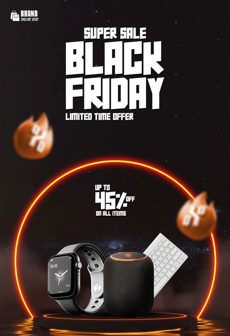 Black Friday Instagram Stories, Black Friday Social Media Design, Black Friday Design Inspiration, Black Friday Banner Design, Story Banner, Black Friday Sale Design, Black Friday Promo, Facebook Story, Black Friday Poster