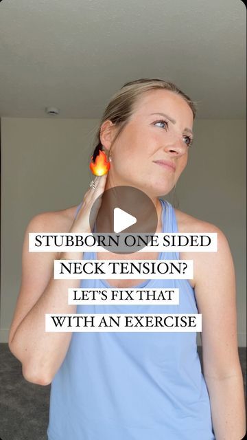 Kristen Bos | Doctor of Physical Therapy on Instagram: "Stubborn one sided neck tension?? 😣 🔥 

LET’S FIX THAT 👏🏻 

If you experience this discomfort it’s highly likely that the position of your ribcage is connected to this issue!

The ribcage provides the base for our head to sit on, and so many muscles that attach to the neck/head start at the ribcage. So the positioning of the ribcage has a direct effect on the load placed on our necks throughout the day. 

In this exercise we are focusing on lengthening and relaxing the muscles that are pulling on your neck WHILE addressing the weakness that is causing your ribcage to flare on that side for longer lasting relief 👏🏻 💆‍♀️ 

Comment below your aches and pains for future videos! ☺️

#neckpain #neckpainrelief #neckpaintreatment #trea Neck Crick Relief, Neck Spasm Relief, Pulled Neck Muscle, Neck Tension Relief, Neck Muscle Pain, Neck Pain Relief Stretches, Head Pain Relief, Neck Sprain, Neck Spasms