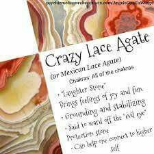 crazy lace agate Lace Agate Meaning, Agate Crystal Meaning, Crystal Tips, Crystal Magick, Agate Meaning, Gemstone Properties, Crystals Healing Properties, Gemstone Meanings, Crystals Stones