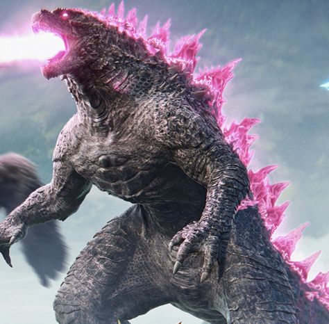 Godzilla New Empire, Evolved Godzilla 2024, Pink Godzilla, Godzilla X Kong The New Empire, Godzilla Pfp, 2014 Godzilla, Evolved Godzilla, Godzilla Tattoo, Godzilla X Kong