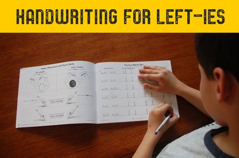 Left Handed Writing: 4 Tips for Left Handed Children | LW Tears Left Hand Writing, Left Handed Quotes, Addi Projects, Left Handed Writing, Handwriting Tips, Pre-k Writing, Pencil Skills, Educational Therapy, Handwriting Without Tears