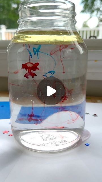 Deena Keller on Instagram: "Fireworks in a Jar 🧨 follow @abcdeelearning for more kids ideas. Comment JULY to get the directions 🎉" Fire For Kids, Fireworks In A Jar, Science Guy, Making Stuff, Kids Ideas, In A Jar, Crafty Craft, Guys And Girls, Crafty Ideas