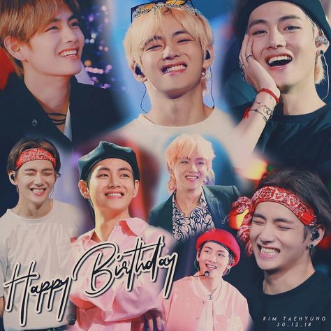 Cr. BTSMySunshine92  HAPPY BIRTHDAY V 🎉🎂🎊🎁 V Birthday Pic, Bts V Happy Birthday Edit, Kim Taehyung Birthday Photo, Birthday Hashtags, Happy Birthday Taehyung, Taehyung Birthday, Bts V Birthday, Happy Birthday Status, Bts Christmas