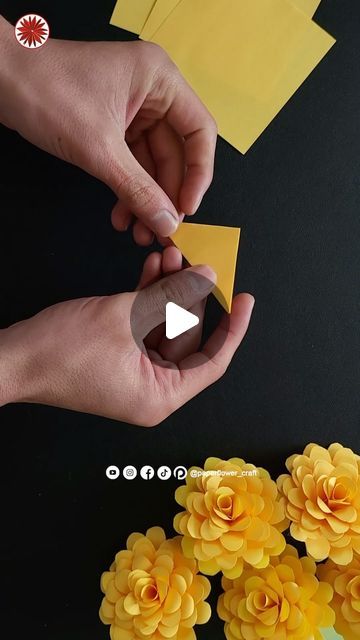 Paper Flower Craft on Instagram: "Mesmerizing Paper Flower Crafting Tutorial 🌸✨Watch as these delicate paper petals transform into stunning flowers! 🌺 Dive into the world of paper crafting with this step-by-step tutorial on creating beautiful paper flowers. Perfect for adding a touch of elegance to your home decor or special events. 🌼 Don’t forget to like, share, and tag a friend who would love this! #PaperFlowers #Crafting #DIY  #PaperFlowers #PaperCrafts #Crafting #DIY #Handmade #PaperArt #FlowerCrafts #Creative #Crafty #InstaCrafts #Art #HomeDecor #FlowerArt #DIYCrafts #PaperCrafting #Artistic #Inspiration #CraftersOfInstagram #DecorCrafts #CraftyHands #CraftyFingers #CreativeIdeas #CraftInspiration #FloralDesign #CraftTutorial #CraftyLife #DIYDecor #CraftyIdeas #FlowerMagic" 3d Paper Flowers Diy Easy, How To Make 3d Flowers Paper, Flowers From Paper Diy, Fall Paper Flowers Diy, Paper Flower Tutorial Step By Step, Small Paper Flowers Diy Easy, Handmade Flowers Paper Step By Step, Small Paper Flowers Diy, Paper Flower Garland Diy