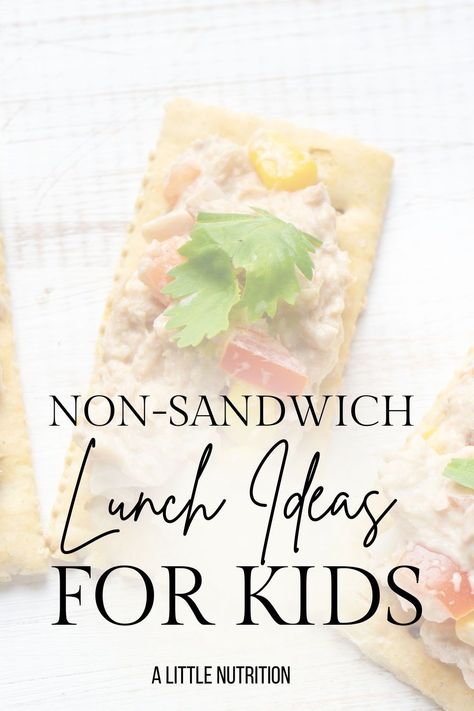 Having trouble figuring out what to pack for your kids' lunch? Take a look at these non-sandwich alternatives to help you out at lunchtime! School Lunch Sandwiches, Sandwich Alternatives, Non Sandwich Lunches, Lunch Ideas For Kids, Sandwich Lunch, Lunch Planning, Family Nutrition, School Nutrition, Cold Lunches