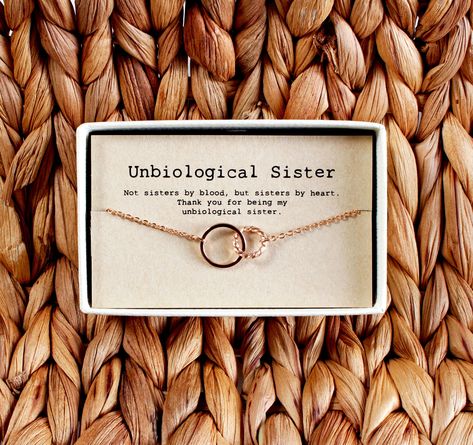 Unbiological Sister Necklace, Aunt Necklace, Grandmother Necklace, Unbiological Sister, Godson Gifts, Nephew Gifts, Grandma Necklace, Goddaughter Gifts, Niece Gifts