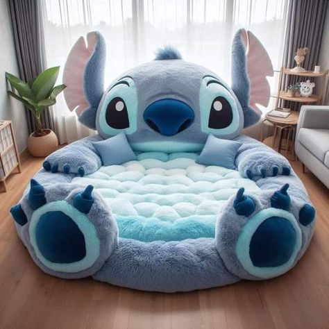 Stitch lovers | Bed💙 | Facebook Lilo And Stitch Room Ideas, Stitch Themed Bedroom, Lilo And Stitch Bedroom, Stitch Bedroom, Stitch Bed, Stitch Stuff, Future Goals, Bedroom Themes, Lilo And Stitch