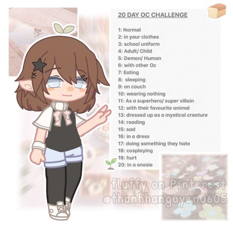 Gacha Challenge List, 20 Day Oc Challenge Gacha Club, Oc Gacha Challenge, 30 Day Oc Challenge Gacha Club, Gacha Club Challenge Oc, Oc Maker Challenge Gacha Club, Gacha Challenge Oc, Draw Your Oc As Challenge, Oc Maker Challenge Based On You