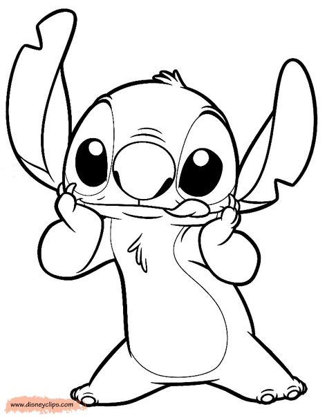 Lilo And Stitch Coloring Pages, Coloring Pages Disney, Stitch Coloring, ليلو وستيتش, Stitch Coloring Pages, Lilo And Stitch Drawings, Stitch Drawing, Disney Colors, Cartoon Coloring Pages