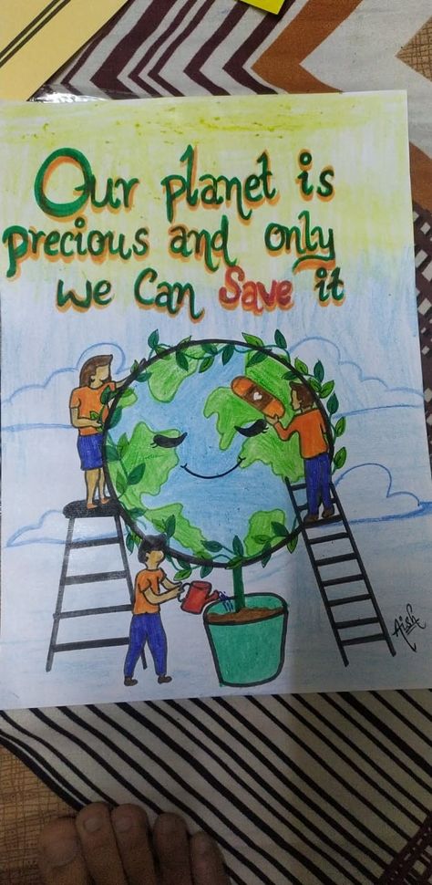 Save Environment Save Earth Poster Drawing, Save Our Earth Drawing, Poster Slogan About Environment Drawing, Poster Slogan About Environment, Slogan About Environment, Clean India Drawing Ideas, Poster Making About Education, Save Nature Poster Environment, Slogan On Save Earth