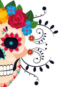 Banners adorables del día de los muertos con diseño plano | Descargar Vectores gratis Den Mrtvých, Mexican Doll, Day Of The Dead Art, Skulls Drawing, Mexico Culture, Mexico Art, Desenho Tattoo, Mexican Culture, Mexican Art