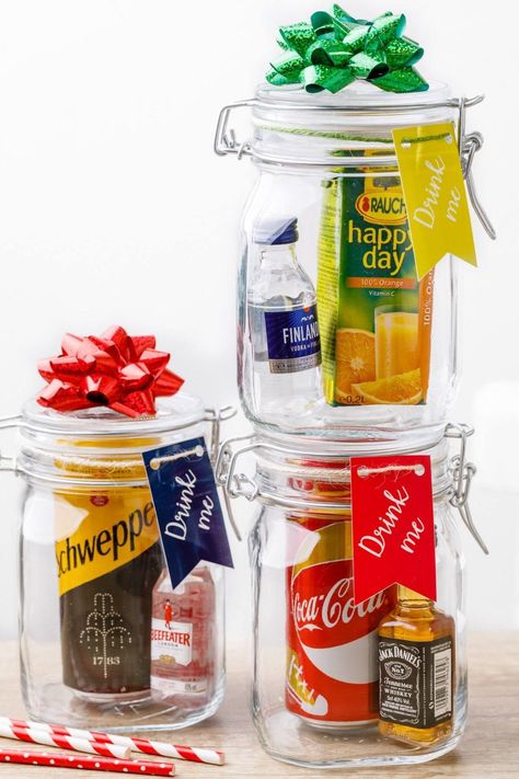 3 Easy Diy Mason Jar Cocktail Gift Sets in a Jar - Miss Wish