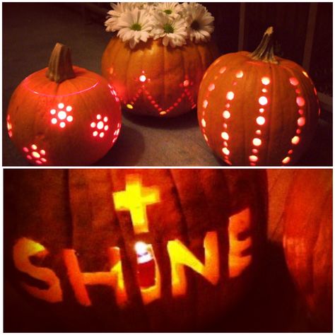 Looking for Christian, Cross, Gospel-oriented, Mission-Minded or even just “pretty” pumpkin carving ideas to “shine” for Jesus on your front porch? Here are some fun ones: Pumpkin Carving Easy, Pumkin Decoration, Carve Pumpkins, Pumpkin Carving Stencils, Halloween Puns, Pumkin Carving, Carving Stencils, Easy Pumpkin Carving, Pumpkin Carving Designs