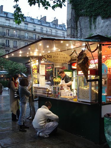 Sinfully good crepes at one of these in the South of France! Crepe Stand, Cafe Market, Travel Bug, Travel Bugs, Bastille, Dream Vacation, Bat Mitzvah, South Of France, Crepes