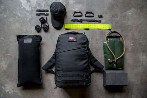 If you plan on rucking it outdoors, you might as well ruck it in proper fashion with GoRuck's GR1 Rucking Kit. The kit is built around the popular GR1 Rucksack and comes equipped with the bag itself, a 30 pound filler bag, a sternum strap, an ITW Nexus Web dominator for securing loose gear and straps...Read More Go Ruck, Yoga Brick, Best Travel Bags, Gear List, Bags Ideas, Molle System, Best Luggage, Waterproof Backpack, Goruck Gr1