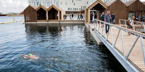 Nordhavn keeps growing and opens new leisure facilities | Your Danish Life 19 August, Activity Room, Construction Process, Small Island, Copenhagen, Terrace, Floating, New Homes, Building