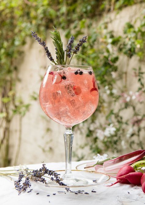 Parties with guests who expect food, fun and one thing only when it comes to booze. That’s right – gin. You could stick to classic gin and tonics and, if you do so, why not try prettying them up with big twists of pink grapefruit peel and juniper berries as above? Some new gin recipes for your summer garden parties this year. Pink Gin Cocktails, Glace Fruit, Rhubarb And Ginger Gin, Best Gin Cocktails, Cocktail Gin, Gin Recipes, Gin Cocktail Recipes, Gin Drinks, Gin Bar