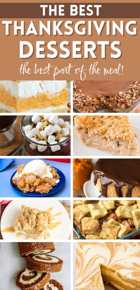 Kids Thanksgiving Desserts, Pumpkin Thanksgiving Desserts, Thanksgiving Desserts Ideas, Thanksgiving Entrees, Unusual Dessert Recipes, Fall Desserts For A Crowd, Holiday Treats Thanksgiving, Thanksgiving Desserts For A Crowd, Thanksgiving Desserts Recipes