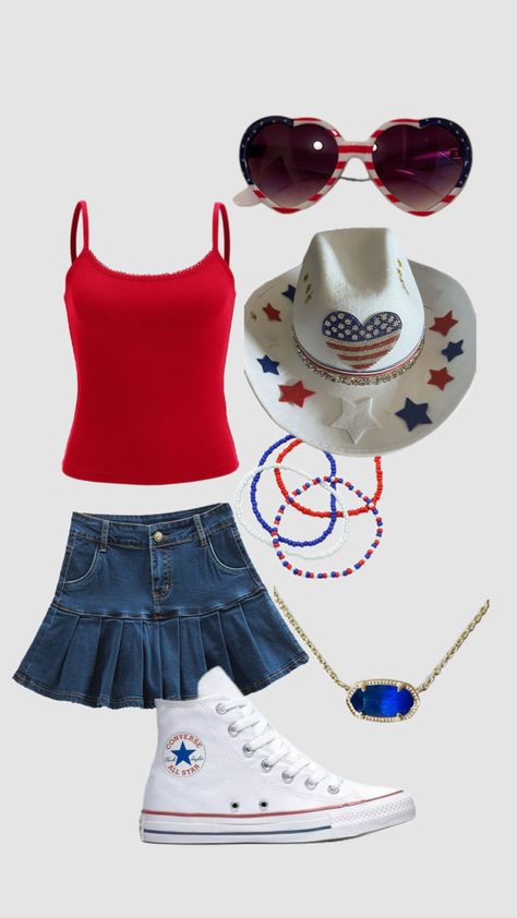 4th of july outfit inspo 4th Of July Outfits Casual, Cute 4 Of July Outfits, 4th Of July Outfits For Teenagers, Diy 4th Of July Outfit, Forth Of July Outfits Aesthetic, Fourth Of July Outfits For Women, Merica Outfit, 4th Of July Outfits For Women, July 4 Outfit