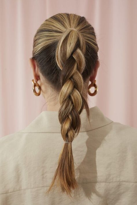 Plaited Ponytail, Hairstyle Diy, Hair Editorial, Ponytail Braid, Chic Ponytail, Retro Nails, Simple Ponytails, Effortless Hairstyles, Low Ponytail