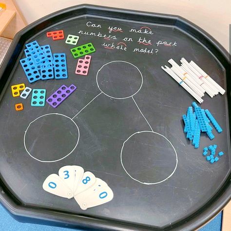 How fantastic are those bundles of straws to represent 10? 😁 Children can explore this open-ended tuff tray challenge to represent different numbers. 🔍 Extend by: 🌟 Writing the number sentences 🌟 Partitioning into tens and ones 🌟 Comparing numbers #mathstufftray #tufftray #naturalclassroom #neutralclassroom #countingskills #year1classroom #mathsarea #onemoreoneless #mathsboardgame #mathsobjectives #mathslearning #primarystarseducation #whiterosemaths Partitioning Numbers Year 1, Tuft Tray Ideas Maths, Partitioning Numbers Activities, Place Value Tuff Tray Ideas, Maths Challenges Ks1, White Rose Maths Year 1, Number Bonds To 10 Tuff Tray, Place Value Tuff Tray, Year 1 Continuous Provision Writing Area