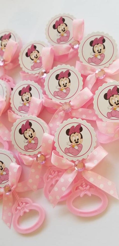 Pink minnie mouse baby shower Baby Shower Minnie Mouse, Minnie Baby Shower, Elsa Birthday Party, Minnie Mouse Baby, Minnie Mouse Baby Shower, Disney Baby Shower, Disney Princess Birthday, Baby Shower Decorations For Boys, Baby Minnie