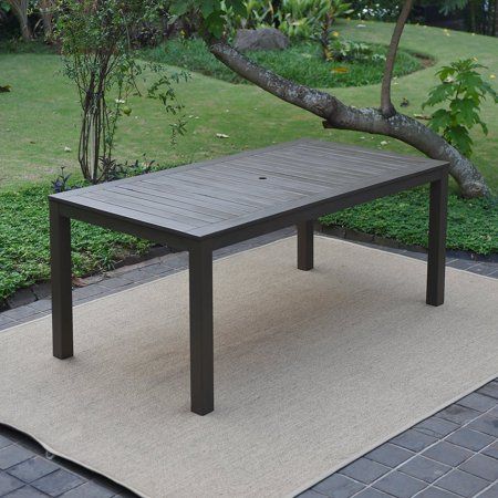 Modern Outdoor Dining, Outdoor Dining Spaces, Solid Wood Coffee Table, Patio Dining Table, Outdoor Dining Furniture, Solid Wood Dining Table, Rectangular Dining Table, Solid Mahogany, Garden Patio Furniture