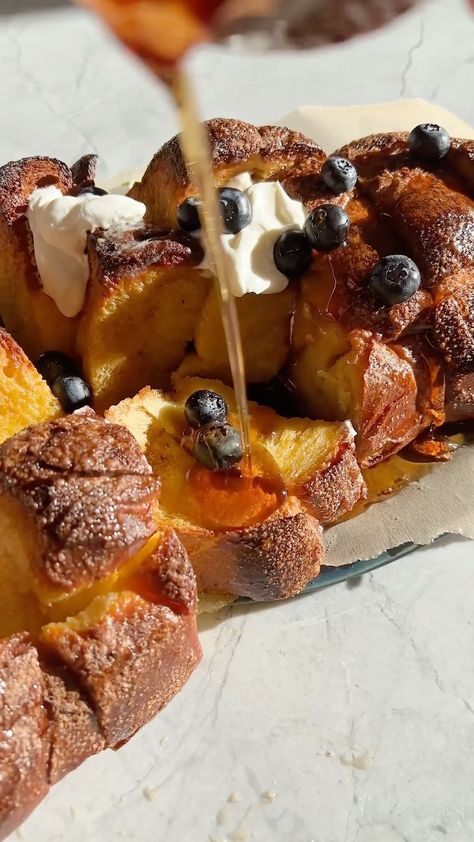 Pull Apart French Toast, Banana Breakfast Cookie, Tieghan Gerard, Half Baked Harvest Recipes, Baked French Toast, Orange Liqueur, Breakfast Goodies, Brioche Bread, Harvest Recipes